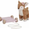 Hot Juguete de Arrastre Peluche Ciervo Fairy Garden Niños Juguetes Para Niños De Un Año|Juguetes Para Niños De 18 Meses