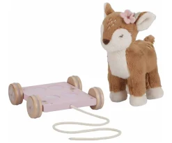 Hot Juguete de Arrastre Peluche Ciervo Fairy Garden Niños Juguetes Para Niños De Un Año|Juguetes Para Niños De 18 Meses