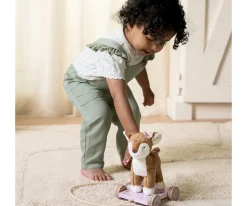 Hot Juguete de Arrastre Peluche Ciervo Fairy Garden Niños Juguetes Para Niños De Un Año|Juguetes Para Niños De 18 Meses