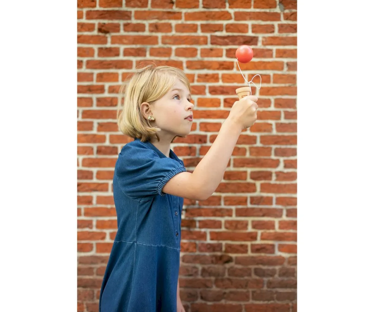 Kendama Helado Madera Niños Juguetes Niños 6 Años|Juguetes Psicomotricidad