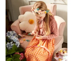 Manualidades Para Niños^Meri Meri Kit Corona y Varita Flores