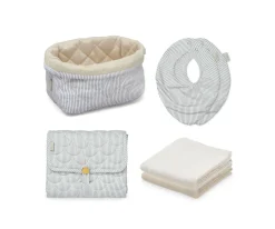 Regalos Para Bebés^Cam Cam Kit de Cuidado del Bebé Stripes Blue