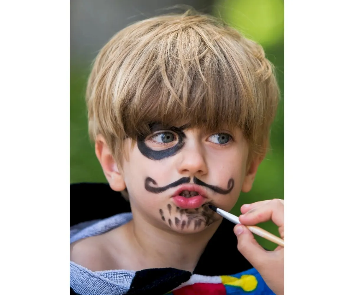 Pintura De Uñas, Brillos Y Tattoos^Namaki Kit de Maquillaje Pirata y Mariquita