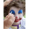 Pintura De Uñas, Brillos Y Tattoos^Namaki Kit Maquillaje Facial de Payaso & Arlequín