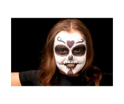 Clearance Kit Maquillaje Facial Horror Show Niños Pintura De Uñas, Brillos Y Tattoos|Disfraces Para Niños