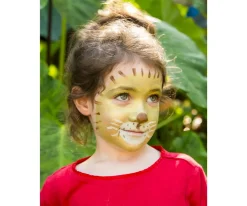 Kit maquillaje León & Jirafa Niños Disfraces Para Niños|Pintura De Uñas, Brillos Y Tattoos