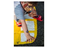 Pintura De Uñas, Brillos Y Tattoos^Namaki Kit Maquillaje Ninja y Superhéroe