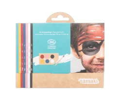 Pintura De Uñas, Brillos Y Tattoos^Namaki Kit Maquillaje Rainbow