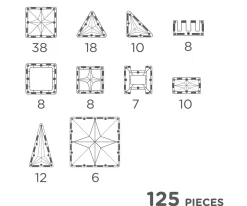 Large Creative Pack Pastel 125 Piezas Niños Juguetes Niños 5 Años|Juguetes Niños 4 Años