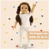 Accesorios Para Muñecas^Heless Leotardos con Calcetines para Muñecas Herz Konfetti