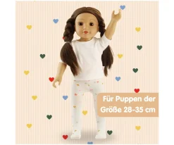 Accesorios Para Muñecas^Heless Leotardos con Calcetines para Muñecas Herz Konfetti