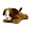 Peluches^Doudou et Compagnie Les P'tits Relax Chien Marron