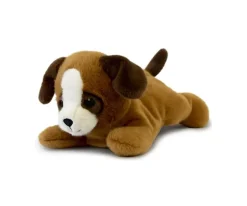 Peluches^Doudou et Compagnie Les P'tits Relax Chien Marron