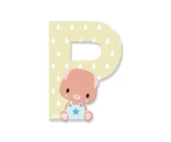 Decoración Pared Infantil^Janod Letra Madera Pure P