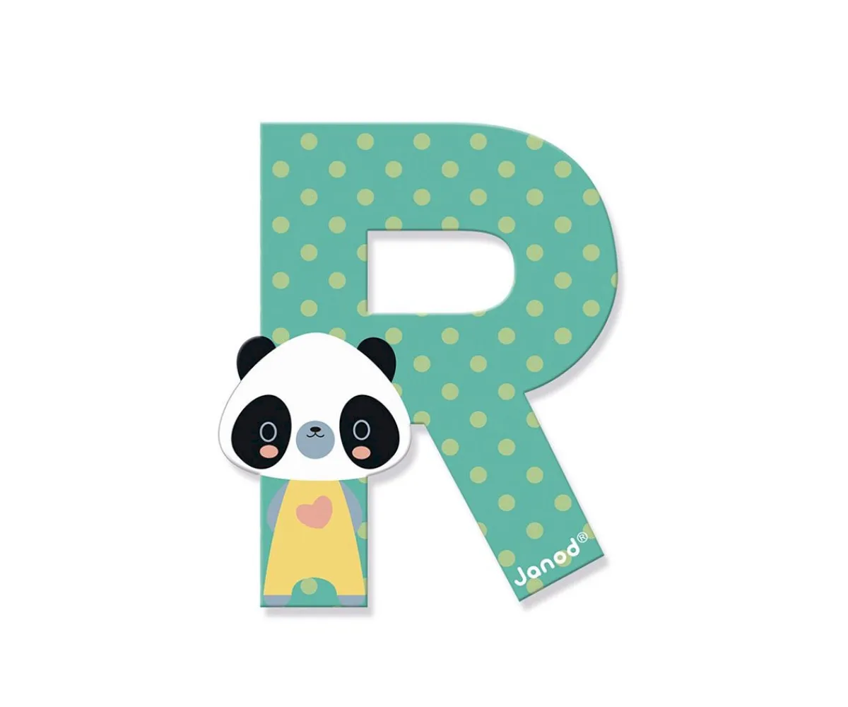 Decoración Pared Infantil^Janod Letra Madera Pure R
