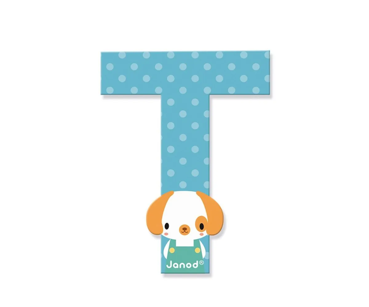 Decoración Pared Infantil^Janod Letra Madera Pure T