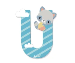 Decoración Pared Infantil^Janod Letra Madera Pure U