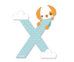 Decoración Pared Infantil^Janod Letra Madera Pure X