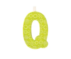 Decoración Pared Infantil^Lilliputiens Letra Tela Q