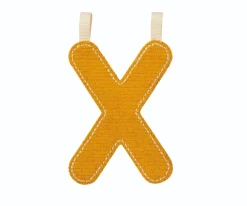 Decoración Pared Infantil^Lilliputiens Letra Tela Reversible Fosforescente X