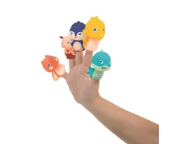 Clearance Libro de Baño y 5 Marionetas de Dedo Niños Juguetes Niños 3 Años|Juguetes Para Niños De 18 Meses