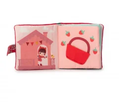 Libro de Juegos y Mordedor Caperucita Roja Niños Juguetes Bebé 6 Meses|Juguetes De Viaje