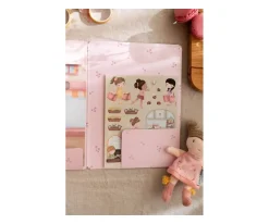 Manualidades Para Niños^Little Dutch Libro de Pegatinas Reutilizables Rosa y sus Amigos