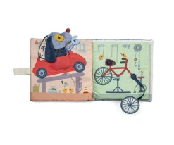 Online Libro deTela "El Garaje de Jules" Niños Juguetes Para Niños De 18 Meses|Juguetes Para Niños De Un Año