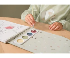 Manualidades Para Niños^Little Dutch Libro para Colorear con Acuarelas Little Farm