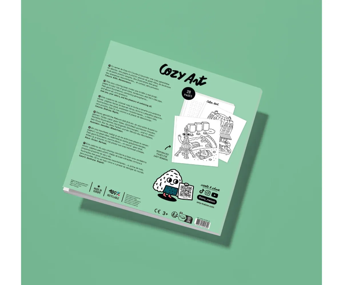 Manualidades Para Niños^Omy Libro para Colorear Cozy Art Paris