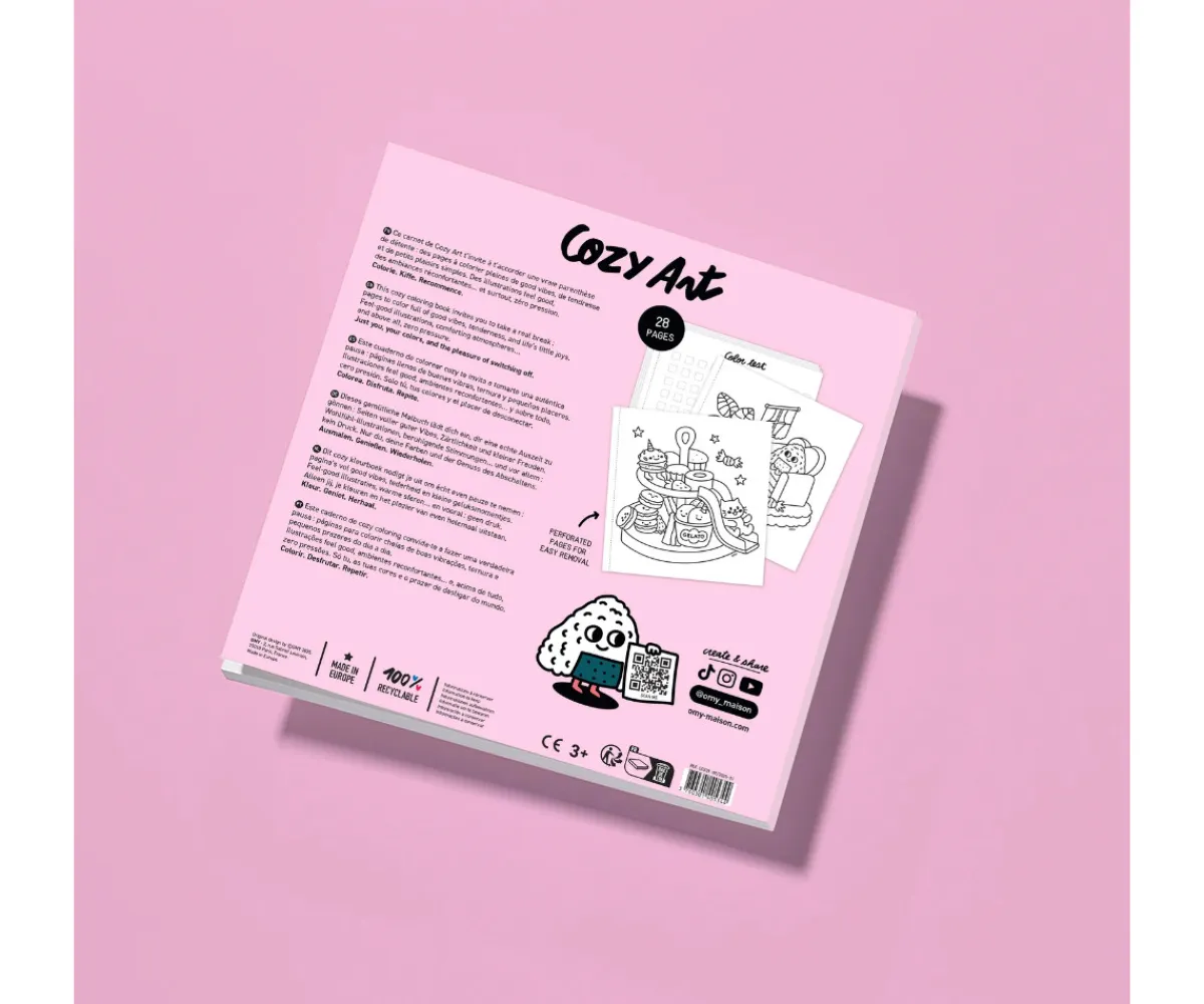 Manualidades Para Niños^Omy Libro para Colorear Cozy Art Kawai