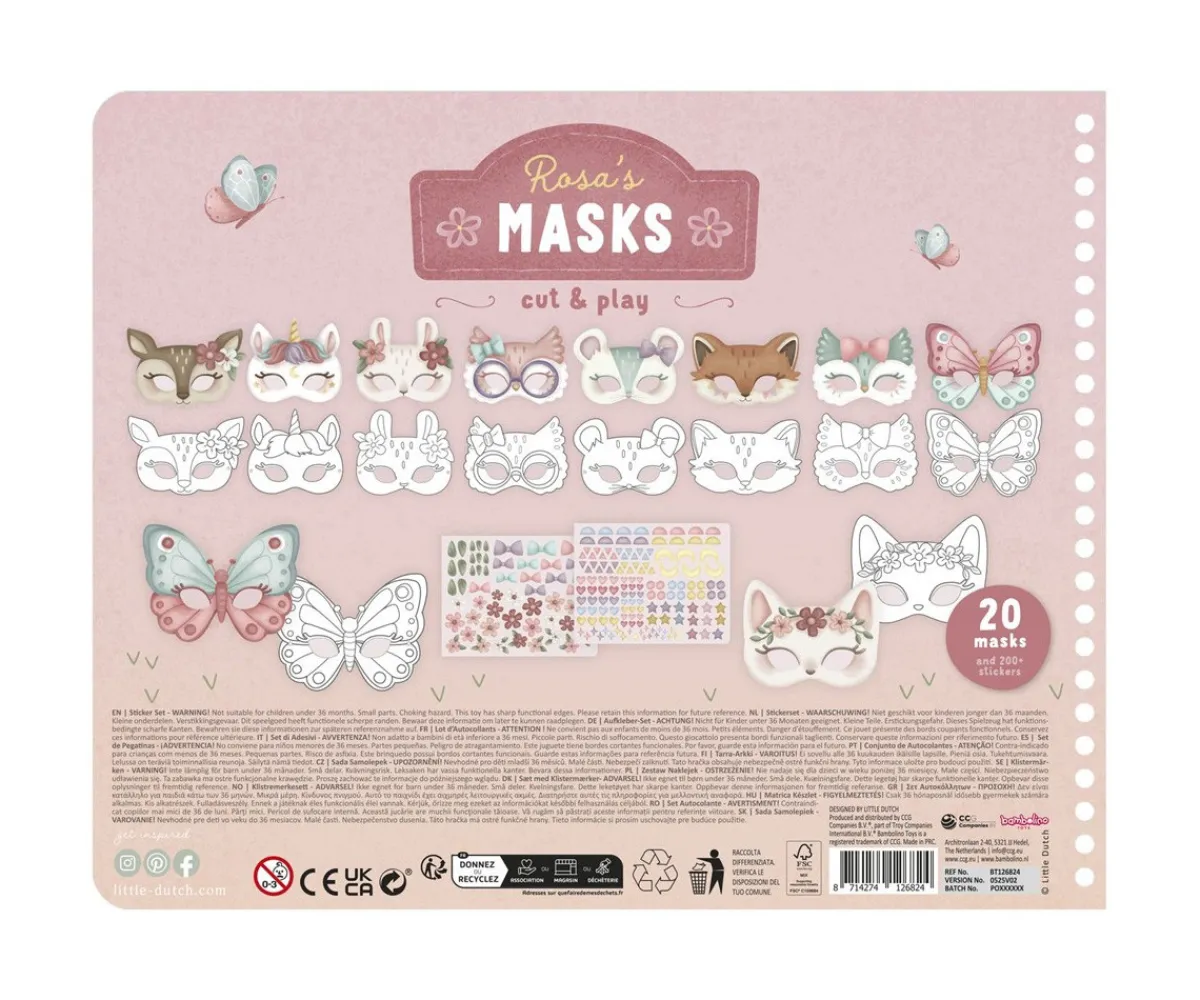 Libro Recorta y Pinta Máscaras Niños Juguetes Niños 4 Años|Manualidades Para Niños