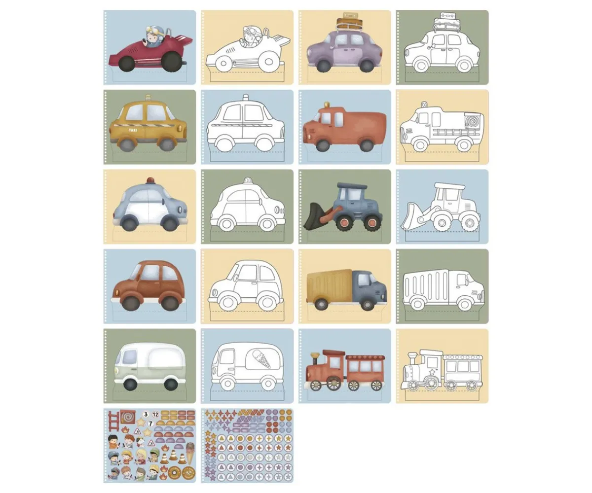 Discount Libro Recorta y Pinta Vehículos Niños Manualidades Para Niños|Juguetes Niños 4 Años