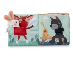 Juguetes Para Niños De 18 Meses^Lilliputiens Libro Tela JOE y su Peluche