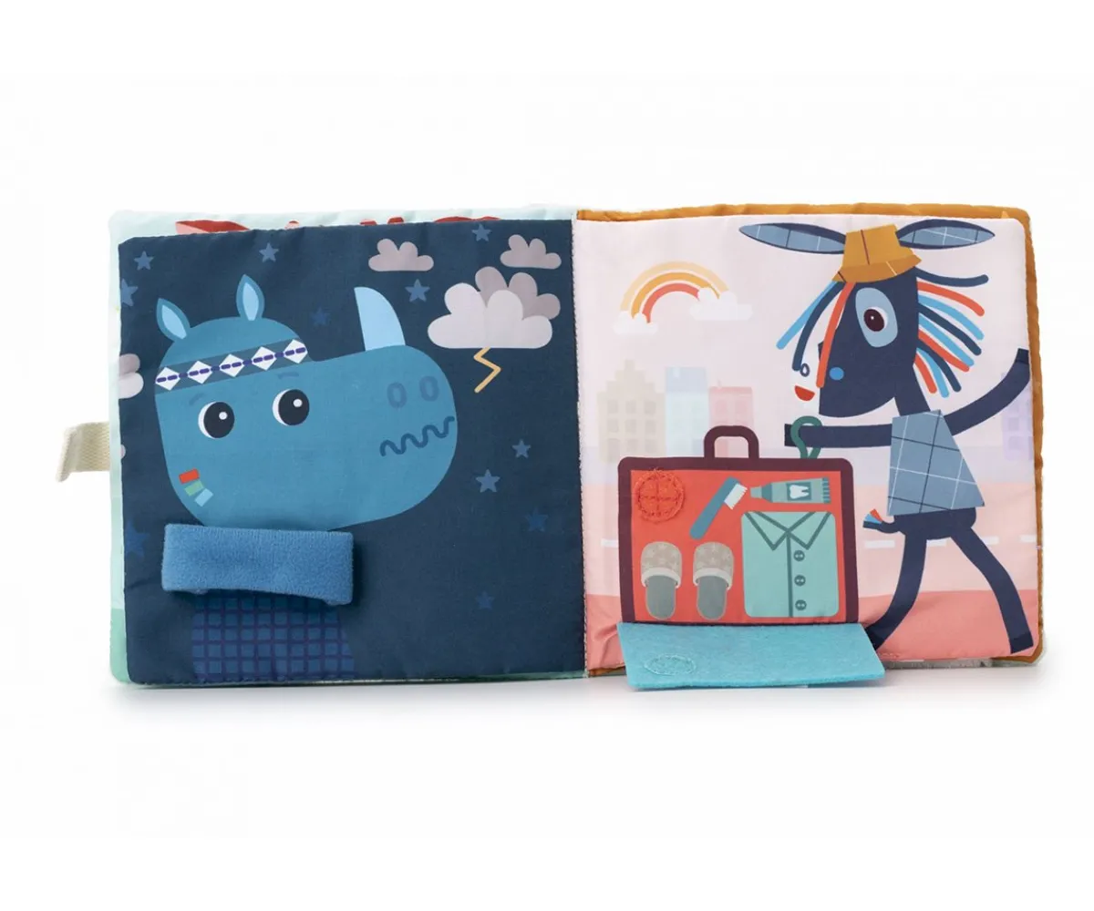 Juguetes Para Niños De 18 Meses^Lilliputiens Libro Tela JOE y su Peluche