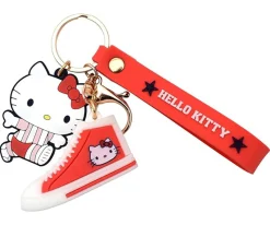 Accesorios Para Bebé Y Niños^Take Care Llavero Colgante Hello Kitty Zapatilla Rojo
