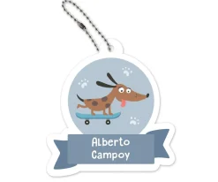 Outlet Llavero Mochila Skater Dog Colecciones Vuelta Al Cole|Llaveros Personalizados