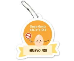 Llaveros Personalizados^Tutete Llavero Personalizado Huevo No