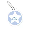 Llaveros Personalizados^Tutete Llavero Redondo Mochila Azul Estrella