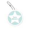 Llaveros Personalizados^Tutete Llavero Redondo Mochila Menta Estrella