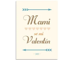 Láminas Personalizadas^Tutete Lámina Personalizada San Valentín Mami