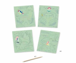 Outlet Láminas para Rascar Jardín Imaginario Niños Juguetes Niños 7 Años|Últimas Unidades