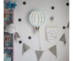 Iluminación^Little Lights Lámpara Air Balloon Azul Cielo