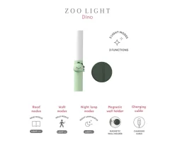 Iluminación^The Zoofamily Lámpara Infantil 3 en 1 Zoo Light Dino