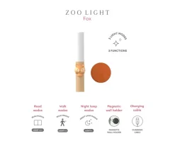 Iluminación^The Zoofamily Lámpara Infantil 3 en 1 Zoo Light Fox