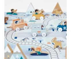 Sale Locomotora de Madera Valle Nevado Cross Roads Niños Juguetes Para Niños De 18 Meses|Juguetes Niños 3 Años