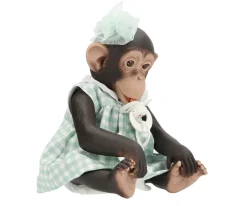 Best Lola La Chimpacé con Vestido Cuadros Verde y Lazo de Tul Niños Juguetes Niños 4 Años|Juguetes Niños 3 Años