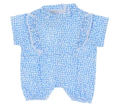 Muñecos^Así Lola La Chimpancé con Body Popelín Topos Royal y Gorro Pescador