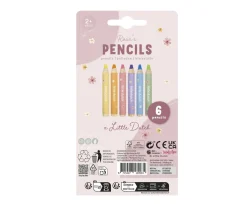 Manualidades Para Niños^Little Dutch Lápices Gruesos Rosa