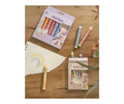 Manualidades Para Niños^Little Dutch Lápices Gruesos Rosa